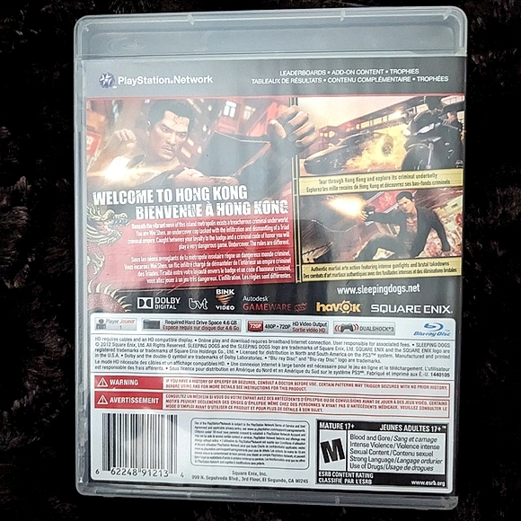 Sleeping Dogs PS3 Complete Game in Box | VG - Picture 3 of 3